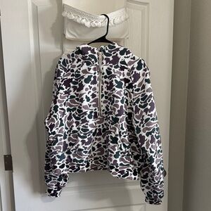 lululemon athletica Camouflage Hoodie - Black, White, Green